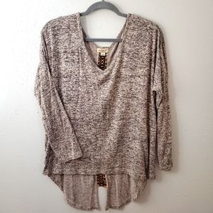 One World long 3/4 qtr sleeve knitted shirt